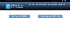 Desktop Screenshot of mainlinetaxi.com